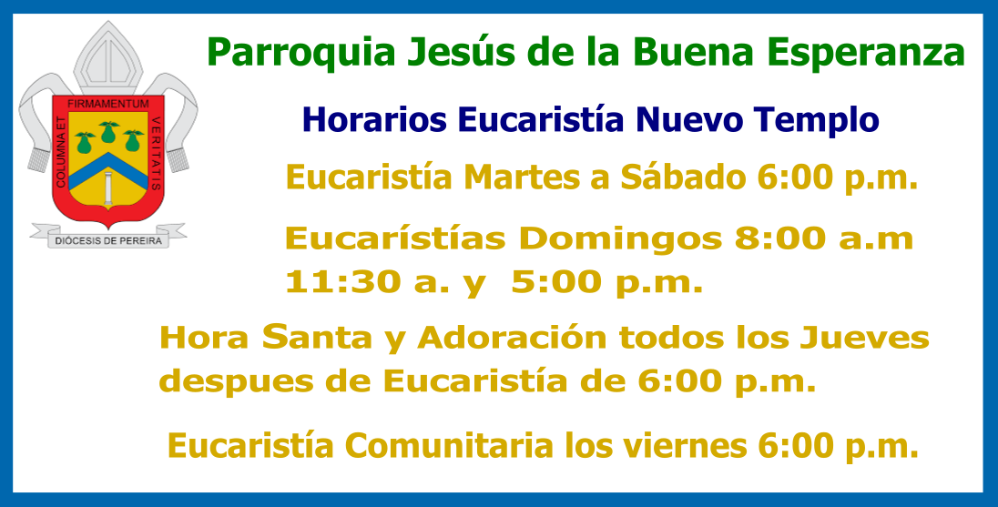 horarios eucaristía